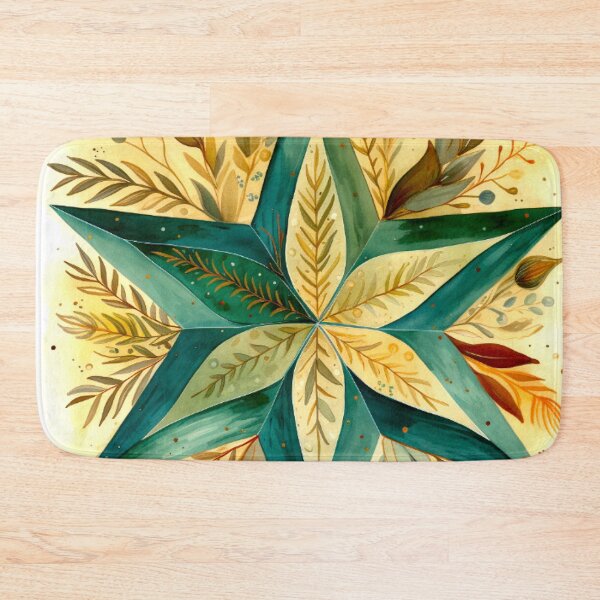 Item preview, Star Design Forest green, sage, rust, tan, cream 2 designed and sold by Highlandkings.