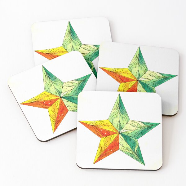 Item preview, Star Design Forest green, sage, rust, tan, cream designed and sold by Highlandkings.