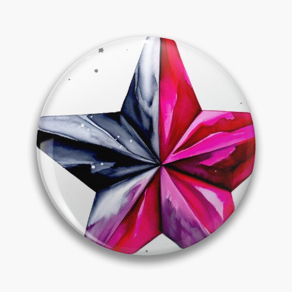 Item preview, Star Design Fuchsia, pink, gray, silver, white 3 designed and sold by Highlandkings.