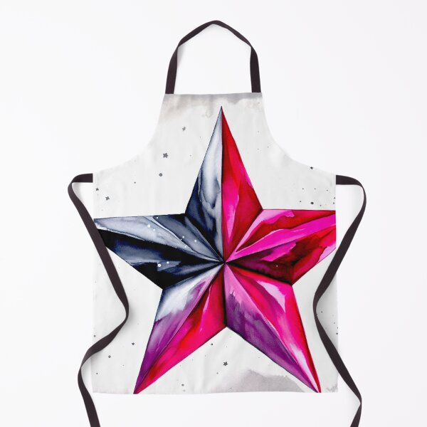 Item preview, Star Design Fuchsia, pink, gray, silver, white 3 designed and sold by Highlandkings.