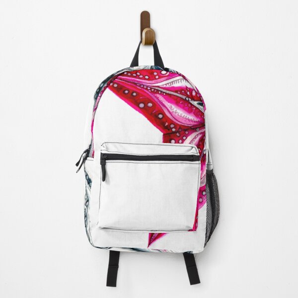 Item preview, Star Design Fuchsia, pink, gray, silver, white designed and sold by Highlandkings.