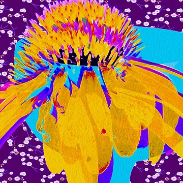 Artwork thumbnail, Flower Has Power by Elizabeth Austin-Craig