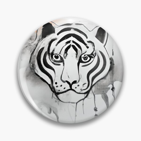 Artikelvorschau, Tiger Lineart entworfen und verkauft von Poetic Patterns Studio.