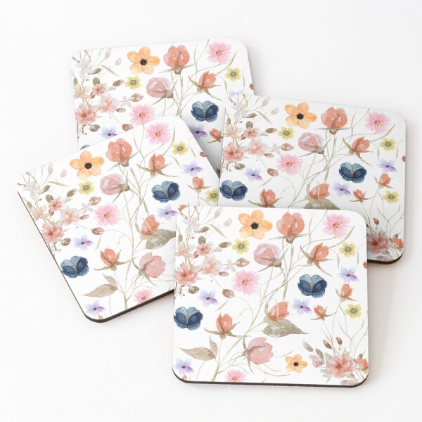 Item preview, Beautiful Floral Watercolor Painting Flowers Spring Bloom Transparent Heavenly Nature designed and sold by ProGallery.