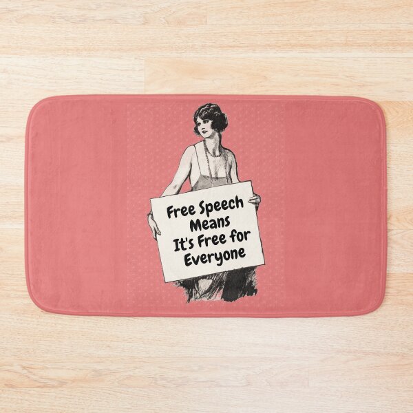 Item preview, Free Speech Means It's Free for Everyone designed and sold by Sunflower5576.