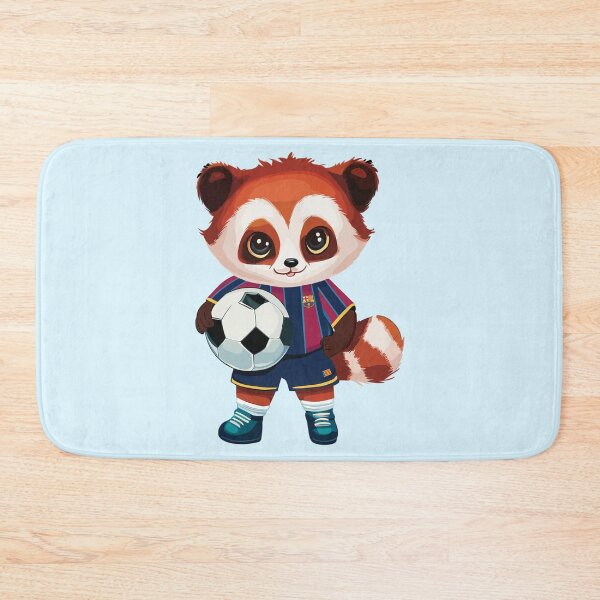 Item preview, Barcelona Femeni Soccer Red Panda Mascot designed and sold by Numero14.