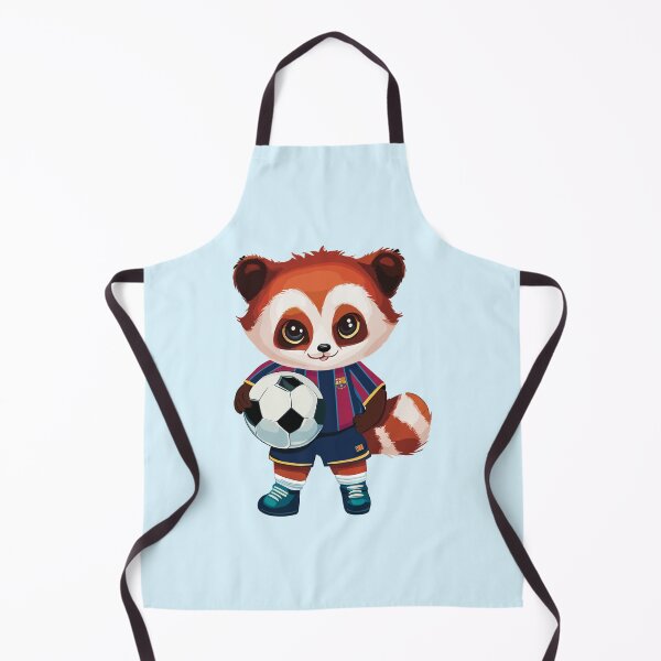 Item preview, Barcelona Femeni Soccer Red Panda Mascot designed and sold by Numero14.