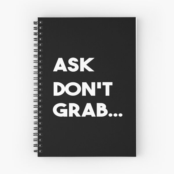 Item preview, Respectful Awareness T-Shirt - 'ASK, don't GRAB...' Message | Inclusive Apparel designed and sold by Custom Crest.