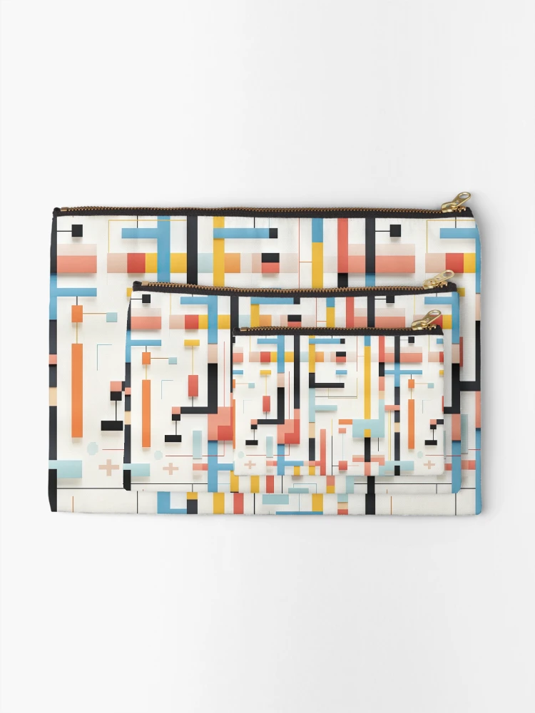 Thumbnail 2 of 4, Zipper Pouch, Color Code designed and sold by Pedra Panda.