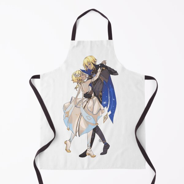 Item preview, Lumine and Dainslaif dance (Genshin Impact) fan art designed and sold by LKio.