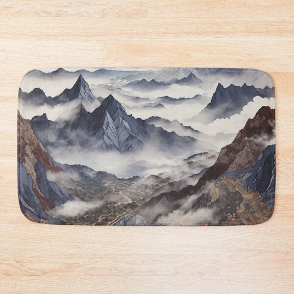 Item preview, Enchanted Altitudes: Illustrating the Mountains in Fog designed and sold by Ngea.