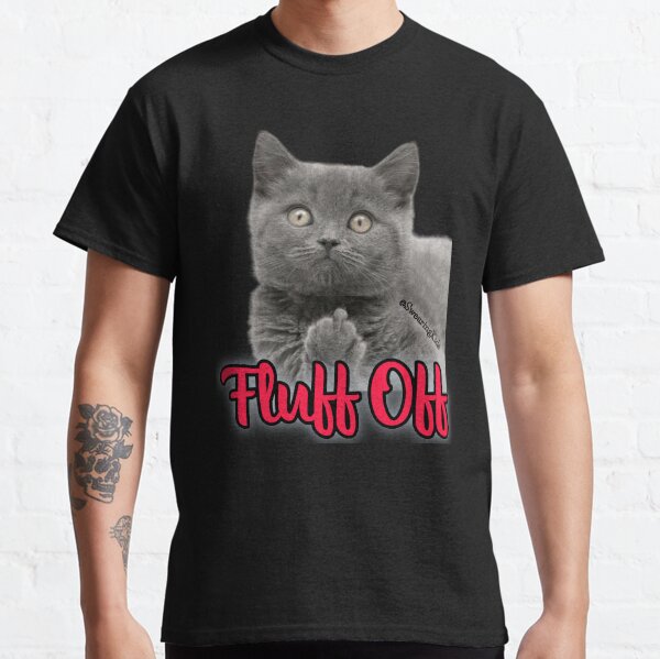 Swearing cat t clearance shirt