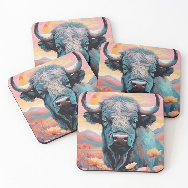 Item preview, Charming Buffalo Expressive Artwork designed and sold by CutiePalace.