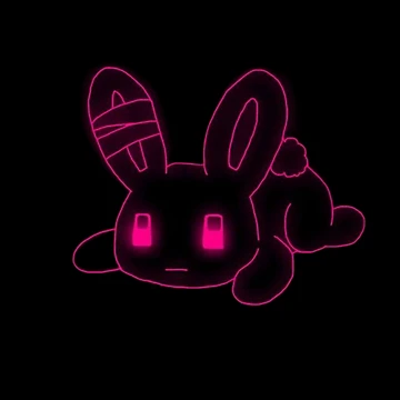 Artwork thumbnail, Neon Rabbit by FKGexe