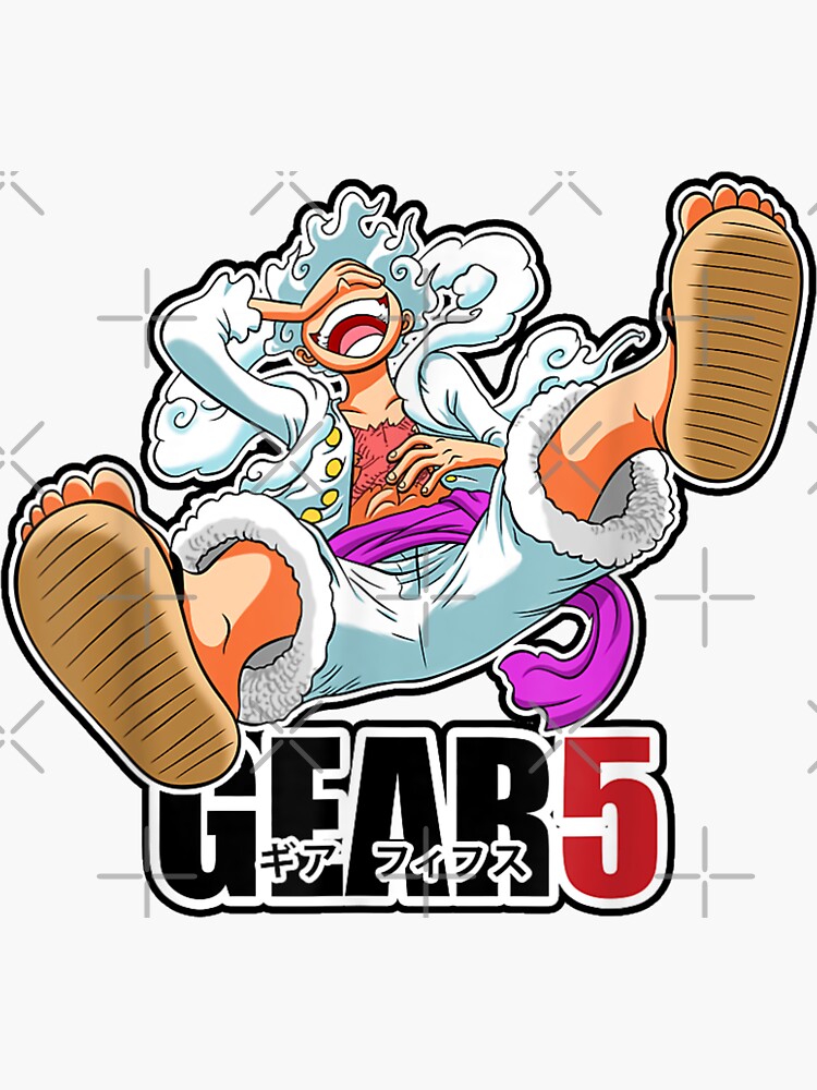 Luffy Gear 5 - All Gears | Sticker
