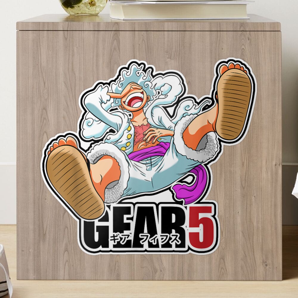 Anime Gear 5 Luffy Crew One Piece, Luffy Gear 5, Joy Boy laugh, Monkey D  Luffy Poster for Sale by LadaKholosho