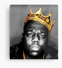 The King Notorious B.I.G Metal Print