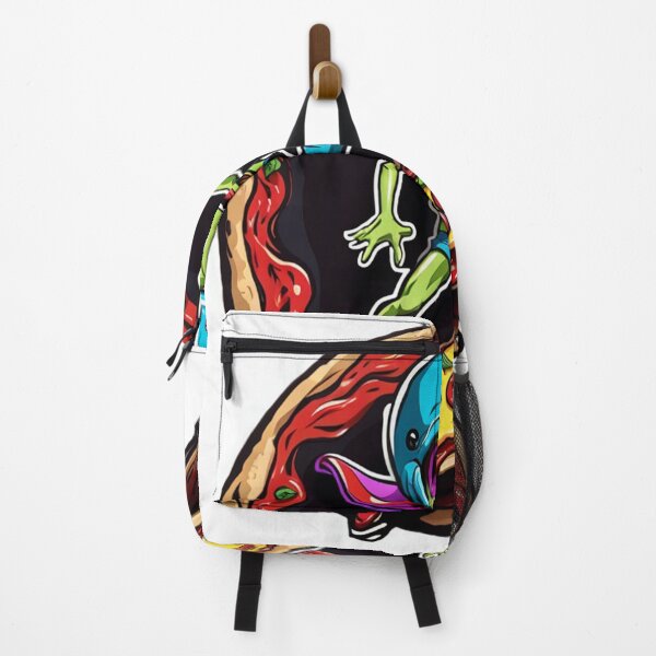 Item preview, Extraterrestrial Pizzazz – Vibrant Alien Pizza Ride for Creatives! designed and sold by sadsapiens.