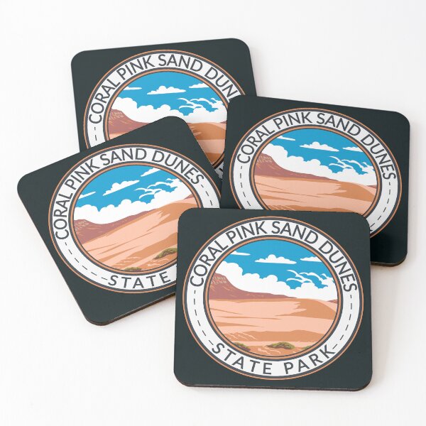 Item preview, Coral Pink Sand Dunes State Park Utah Badge designed and sold by KrisSidDesigns.