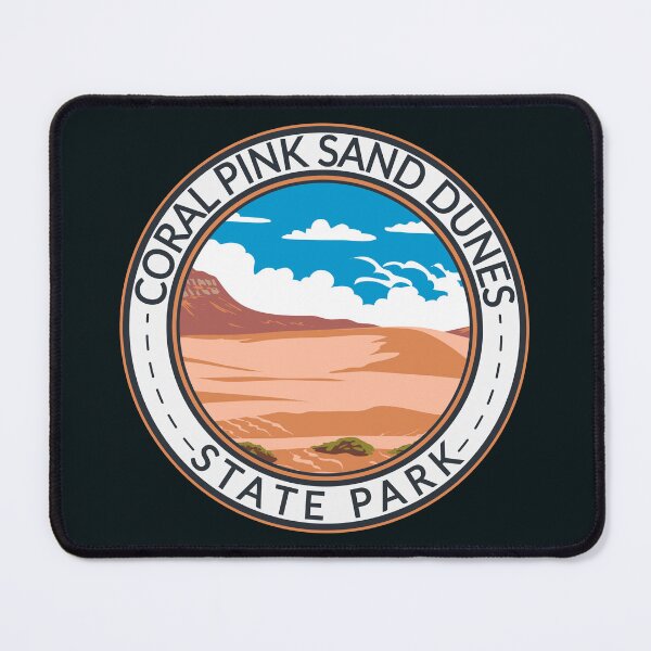Item preview, Coral Pink Sand Dunes State Park Utah Badge designed and sold by KrisSidDesigns.