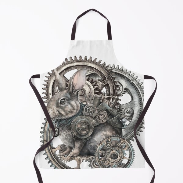 Item preview, Gears & Whiskers: Steampunk Rabbit Tee:Artistic Gear and Cog Apparel designed and sold by PatriciaReyes.