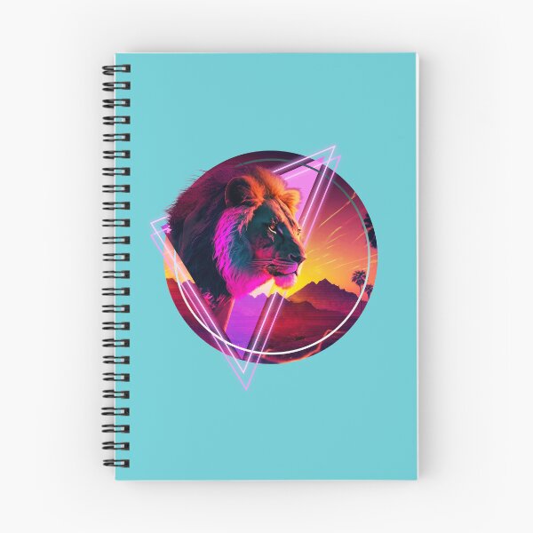 Item preview, Synthwave desert Lion designed and sold by SimonSay.