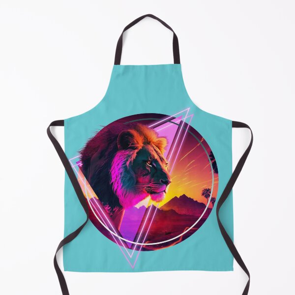 Item preview, Synthwave desert Lion designed and sold by SimonSay.