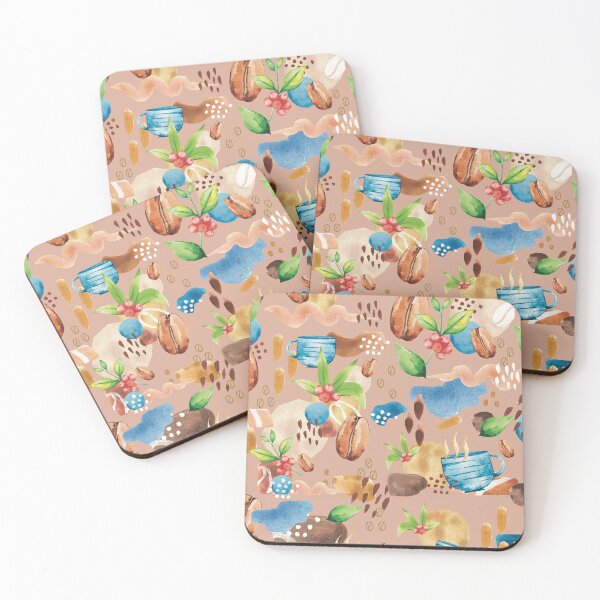 Item preview, Coffee and chocolate Pattern  designed and sold by AmberNinerArt.