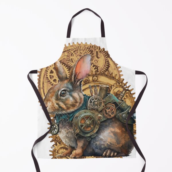 Item preview, Gears & Whiskers: Steampunk Rabbit Tee:Artistic Cog Apparel designed and sold by PatriciaReyes.