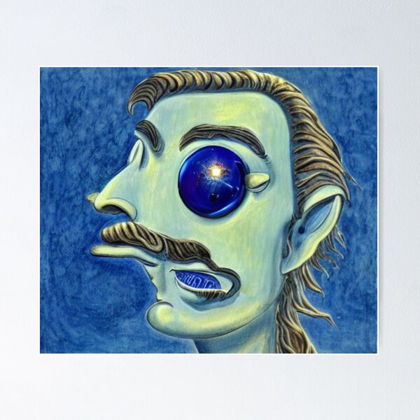 Item preview, Dalí turns into alien designed and sold by GritManifest.