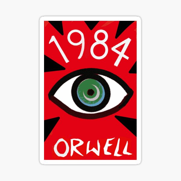 Aperçu de l'œuvre Orwell 1984 créée et vendue par Boxkite.