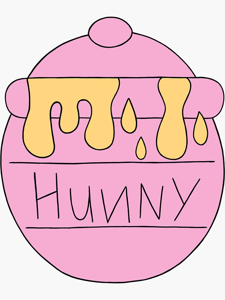 Hunny Pot Sticker for Sale by Apescreates