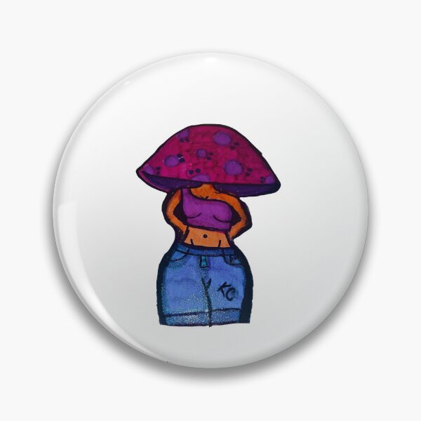 Item preview, Mushroom Girl designed and sold by KLCdoodles.