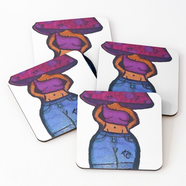Item preview, Mushroom Girl designed and sold by KLCdoodles.