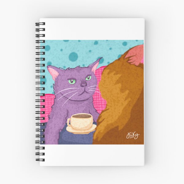 Item preview, Cat zoning out meme designed and sold by Karla-Kiky.