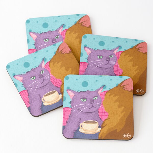 Item preview, Cat zoning out meme designed and sold by Karla-Kiky.