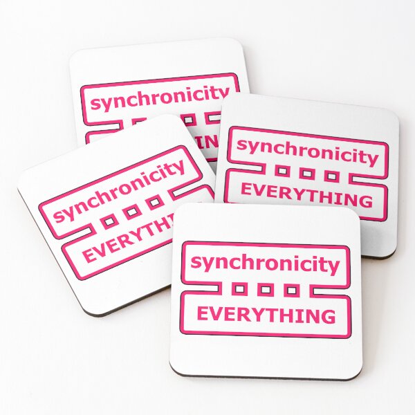 Item preview, Everything is Connected Synchronicity Jungian Psychology - Pink 1 of 4 designed and sold by Beachy.