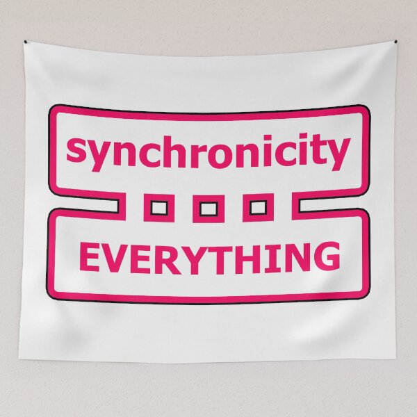Item preview, Everything is Connected Synchronicity Jungian Psychology - Pink 1 of 4 designed and sold by Beachy.