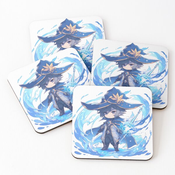 Item preview, Cute Chibi Blue Mage Hero designed and sold by SundayDonuts.