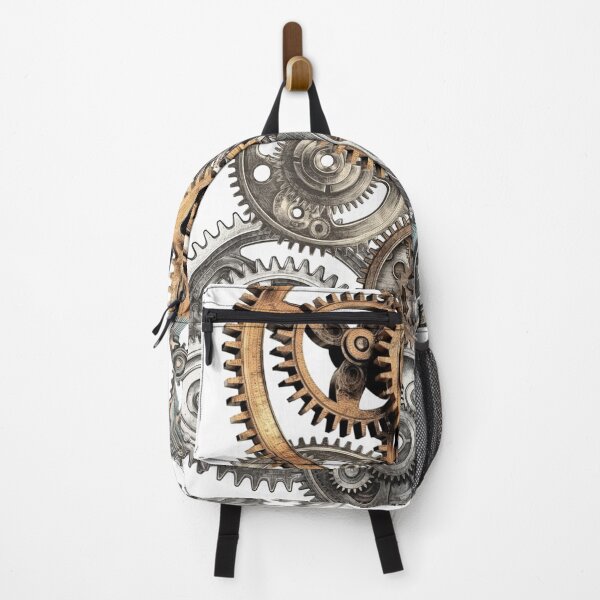 Item preview, Gears & Cog Steampunk Artistic Apparel- Silver and and Gold Colors  designed and sold by PatriciaReyes.