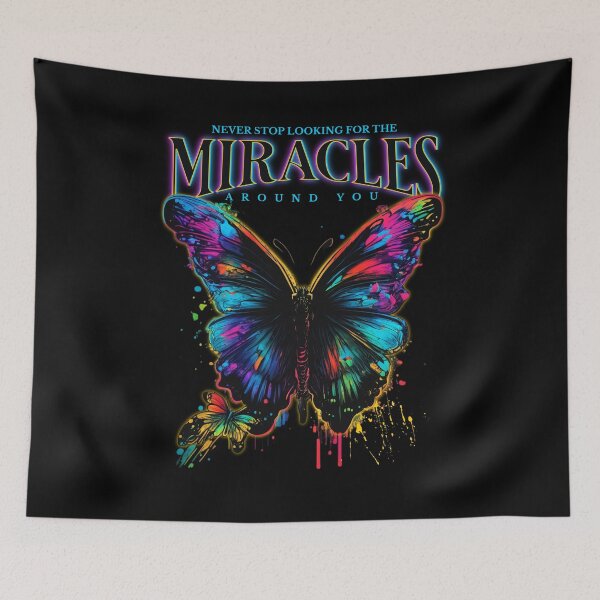 Item preview, Never stop looking for the miracles around you, butterfly designed and sold by KHWD.