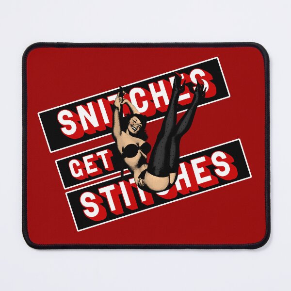 Item preview, Snitches Get Stitches Funny Vintage Pinup designed and sold by 461VCC.