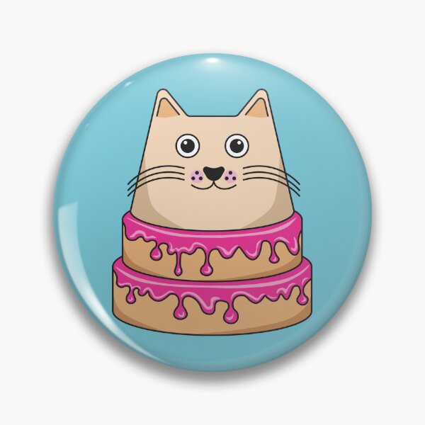 Item preview, Cake and Cute Cat Happy Purr-thday designed and sold by ecsvov.