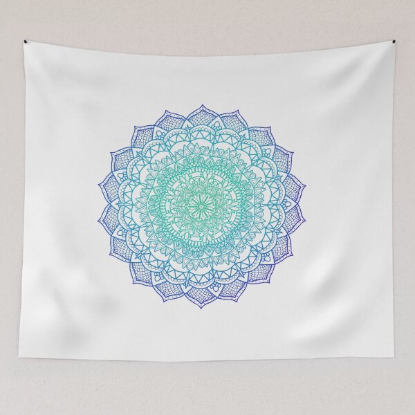 Item preview, Sea coloured Mandala designed and sold by designsbykess.