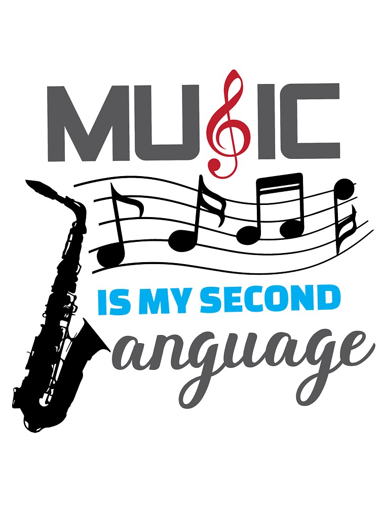 Music Is My Second Language T-Shirt Music Is My Second Language T-Shirt
