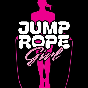 Artwork thumbnail, Jump Rope Girl Rope Jumping Rope Jumping by MooonTees