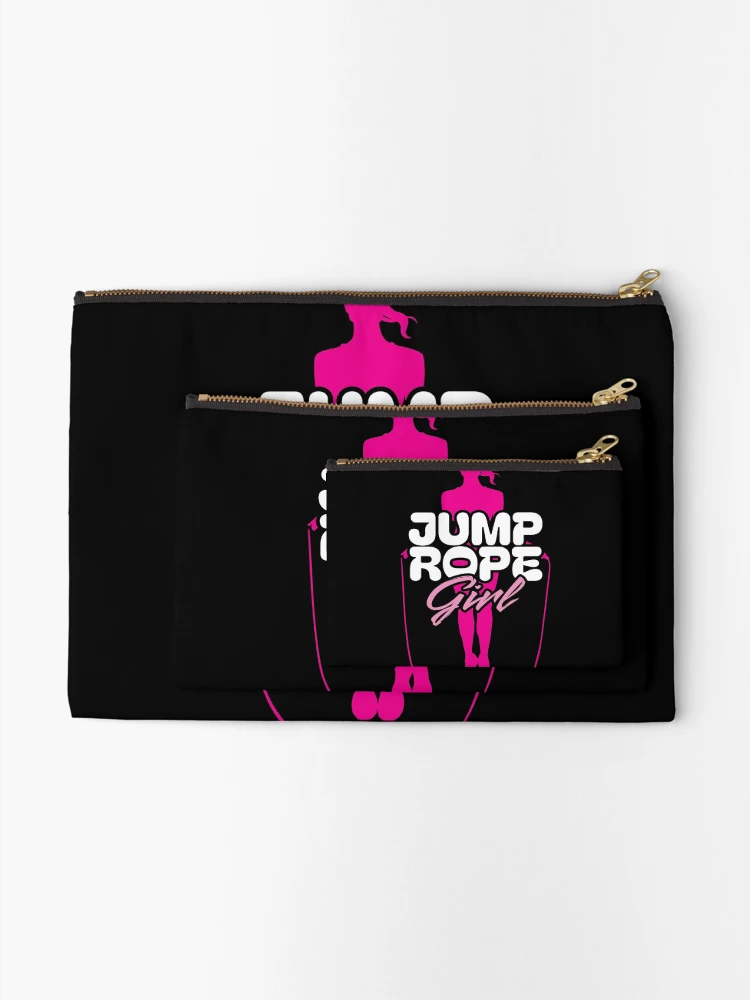 Thumbnail 2 of 4, Zipper Pouch, Jump Rope Girl Rope Jumping Rope Jumping designed and sold by MooonTees.