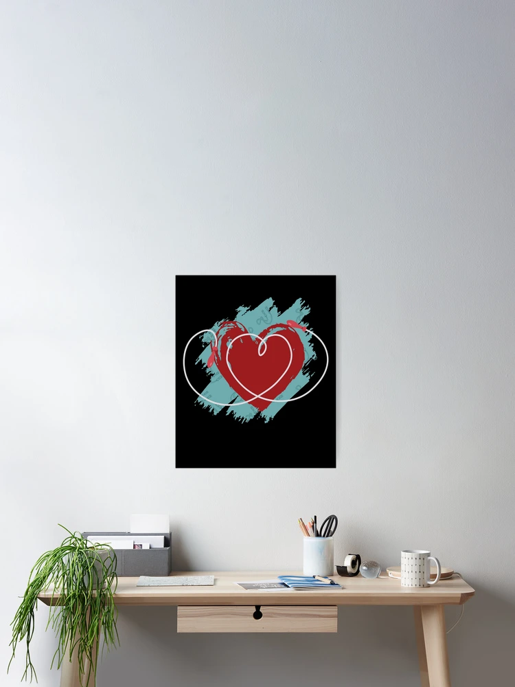 Thumbnail 2 of 3, Poster, Jump Rope Heart Rope Jumping Rope designed and sold by MooonTees.