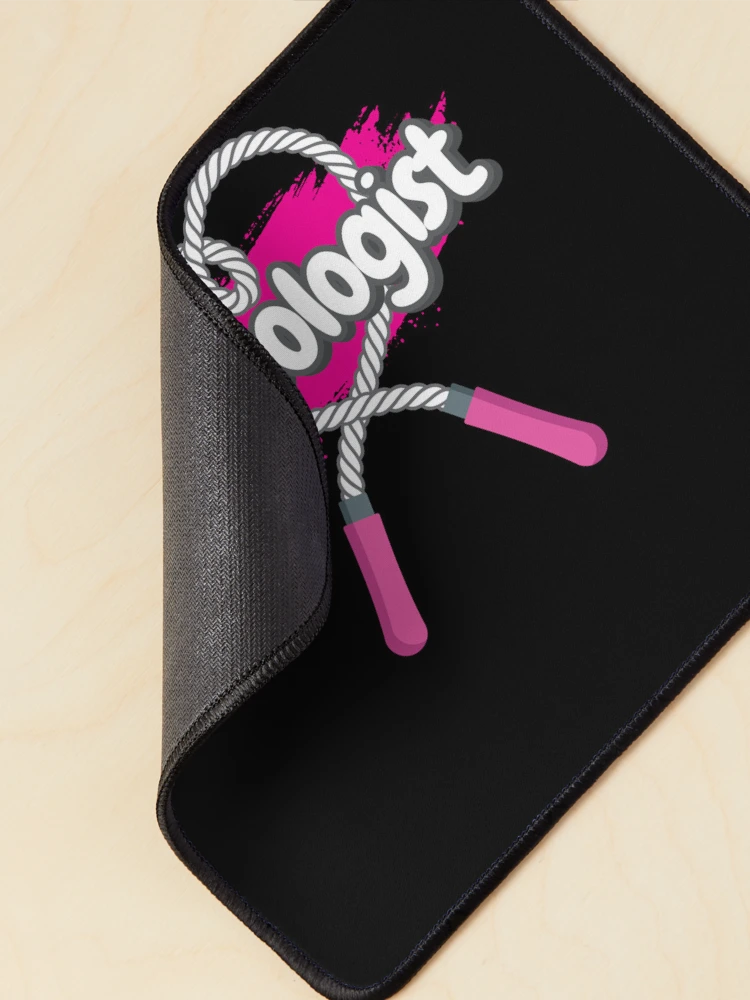 Thumbnail 2 of 5, Mouse Pad, Jump Rope Jumpologist Rope Jumping Rope designed and sold by MooonTees.