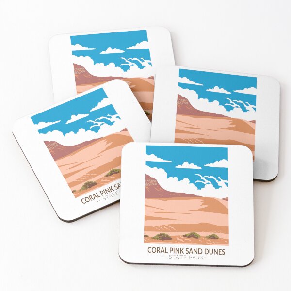 Item preview, Coral Pink Sand Dunes State Park Utah Travel Art Vintage designed and sold by KrisSidDesigns.